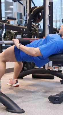 Смягчающая накладка на гриф 60 см REBEL для ягодичного моста