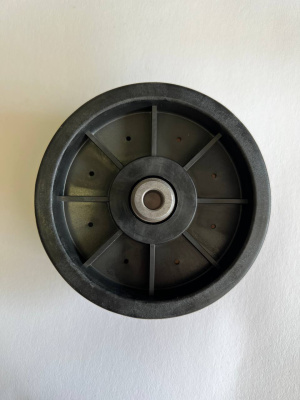 Ролик для тренажера широкий под ремень 115х9