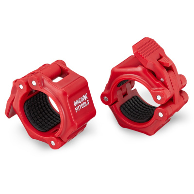 Замки олимпийские пластиковые красные (пара)