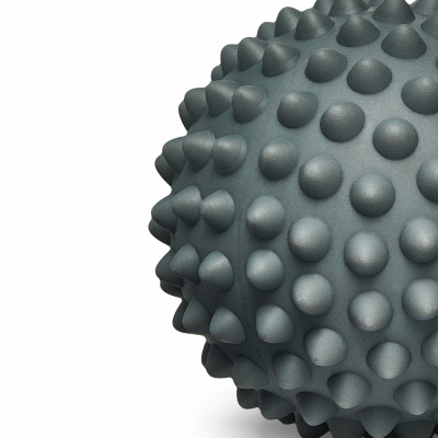 Мяч массажный 9 см серый