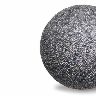 Шар массажный одинарный 8 см серый