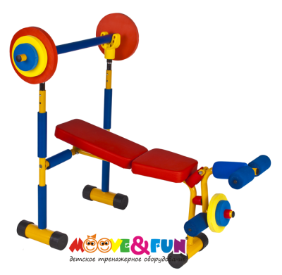 Детская скамья для жима со штангой