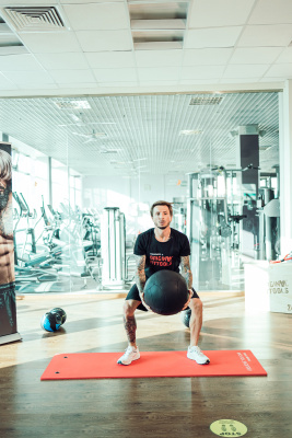 Тренировочный мяч Wall Ball Deluxe 6 кг