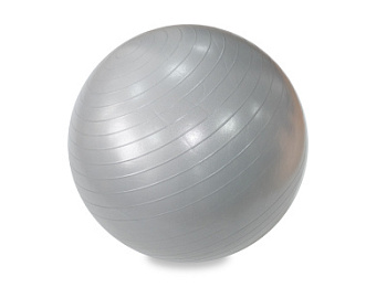 Гимнастический мяч 55 см серый