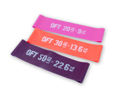 Набор из 3 широких мини-эспандеров