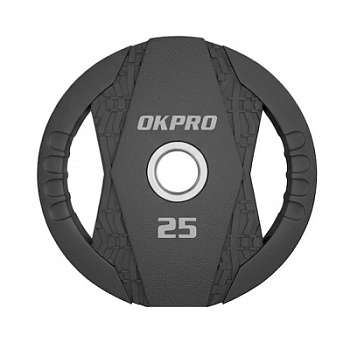 Диск олимпийский обрезиненный 25 кг OKPRO