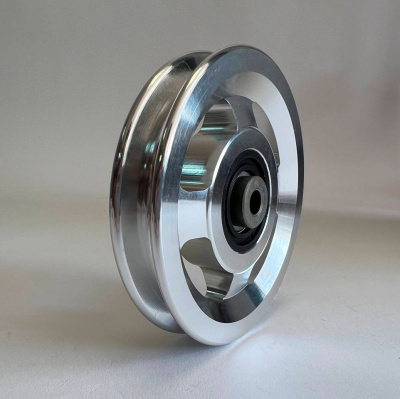 Ролик для тренажера алюминиевый 113х9