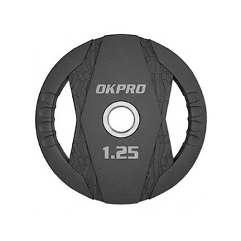 Диск олимпийский обрезиненный 1,25 кг OKPRO