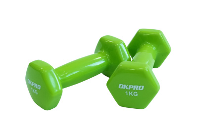 Гантель виниловая 1 кг для групповых программ