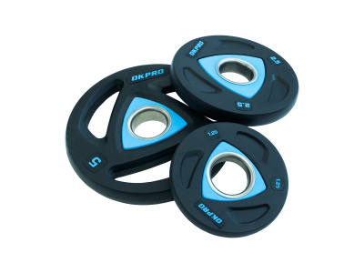 Диск олимпийский полиуретановый 5 кг OKPRO