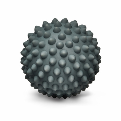 Мяч массажный 9 см серый