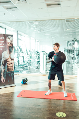 Тренировочный мяч Wall Ball Deluxe 8 кг