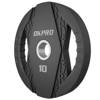 Диск олимпийский обрезиненный 15 кг OKPRO