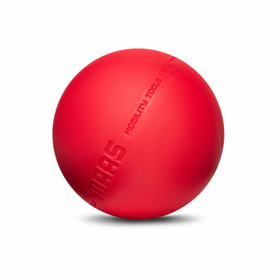 Мяч для МФР 9 см одинарный красный (без коробки)