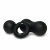 Набор из двух массажных мячей с кистевым эспандером черный