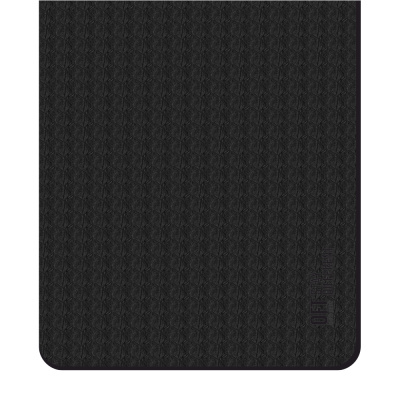 Коврик для йоги 10 мм двухслойный TPE черно-кофейный