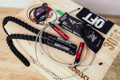 Скакалка тяжелая для функционального тренинга 38мм x 3м