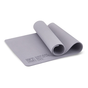 Коврик для йоги и фитнеса 185 х 80 см толщина 8 мм TPE лиловый