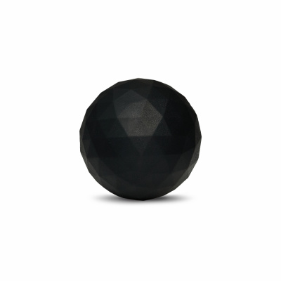 Набор из двух массажных мячей с кистевым эспандером черный