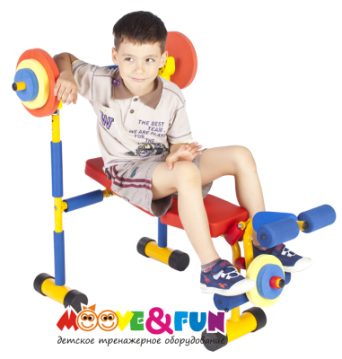 Детская скамья для жима со штангой