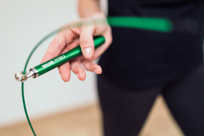 Скакалка тренировочная профессиональная с алюминиевыми рукоятками