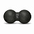 Шар массажный сдвоенный 24 х 12 см черный (без цветной коробки)