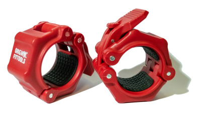 Замки олимпийские пластиковые красные (пара)